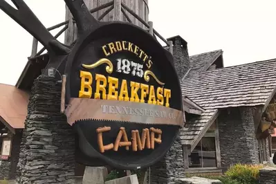 Crockett's Breakfast Camp in Gatlinburg TN.