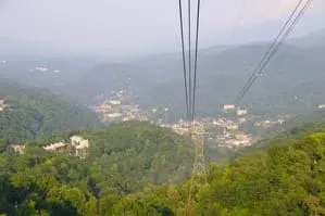 view from ober aerial tram