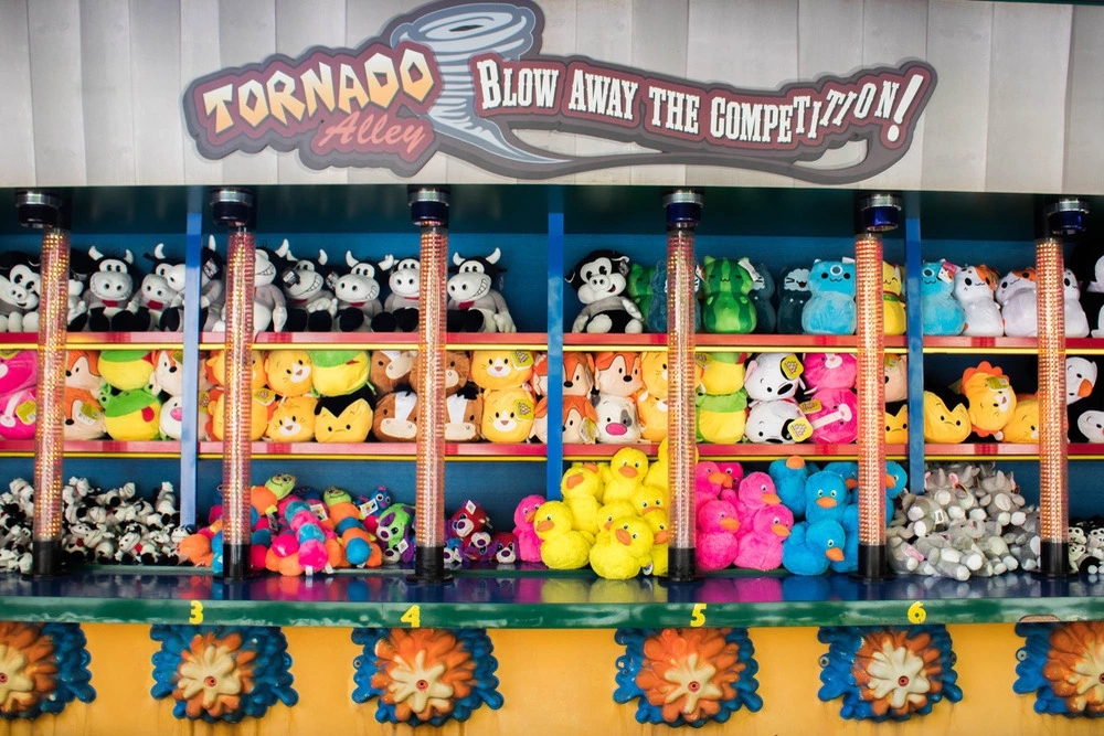 Tornado Alley carnival game and prizes