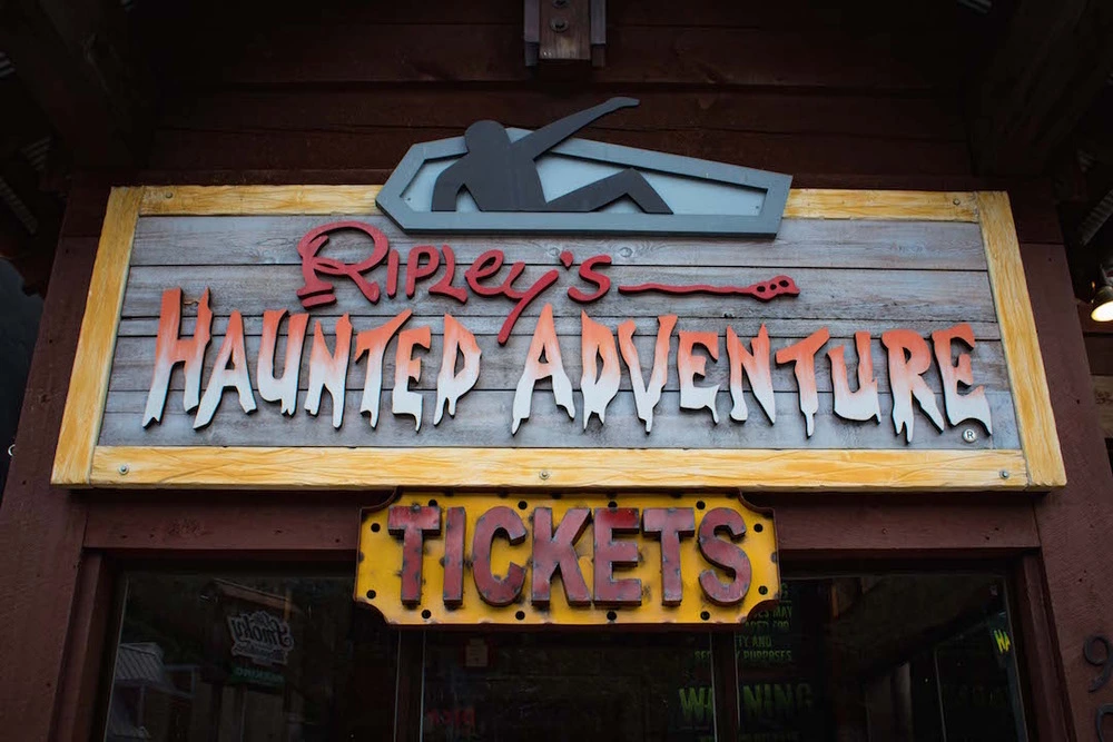 Ripley's Haunted Adventure ticket window