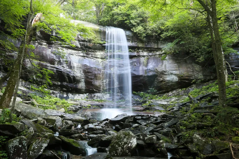 Rainbow Falls is one of the best waterfalls near Gatlinburg