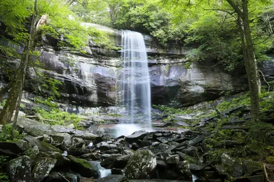 Rainbow Falls is one of the best waterfalls near Gatlinburg